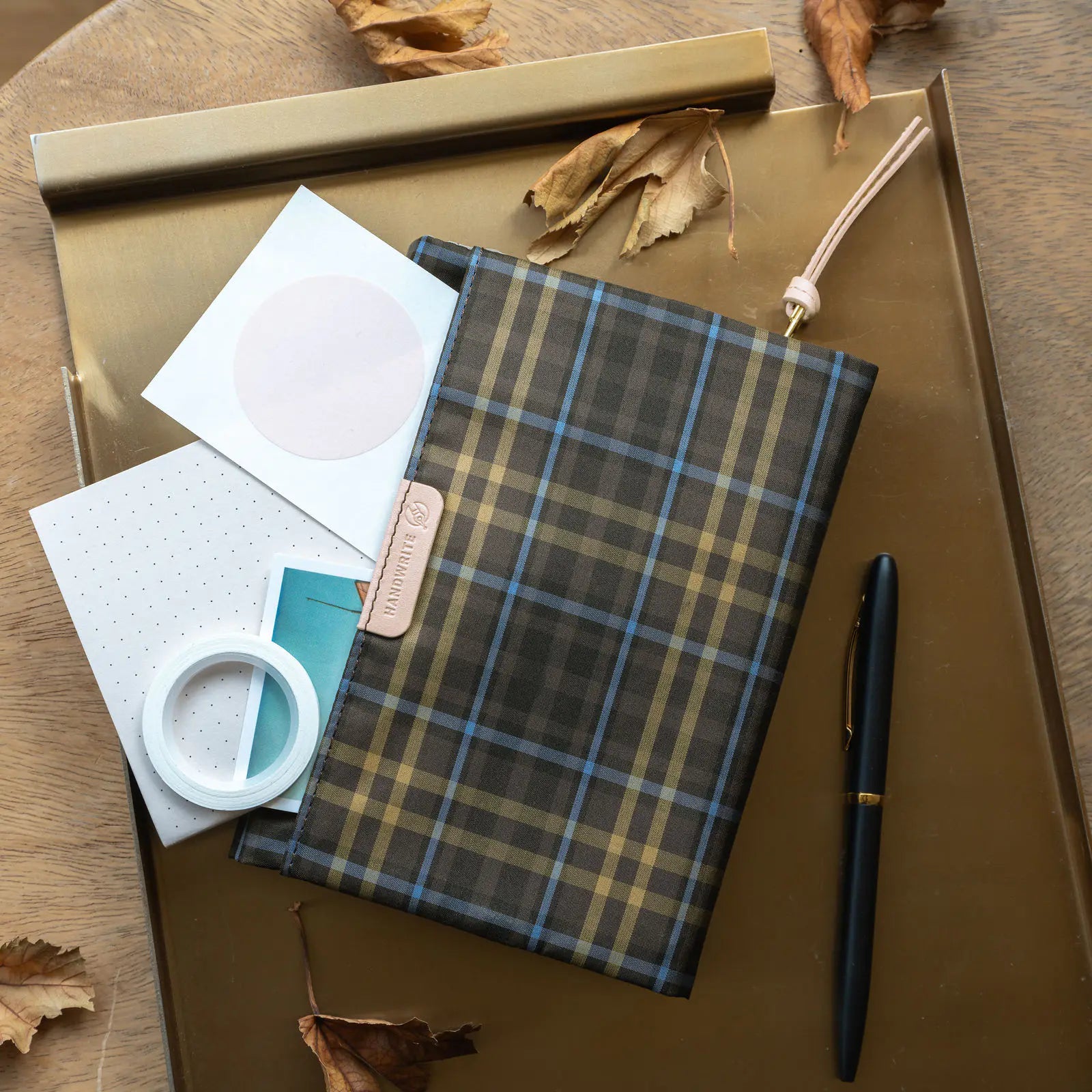 Hobonichi Techo A6 tragen Bitter Check Planner Cover 2027