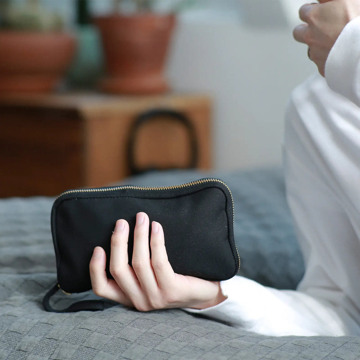 Hobonichi Black Small Drawer Pouch