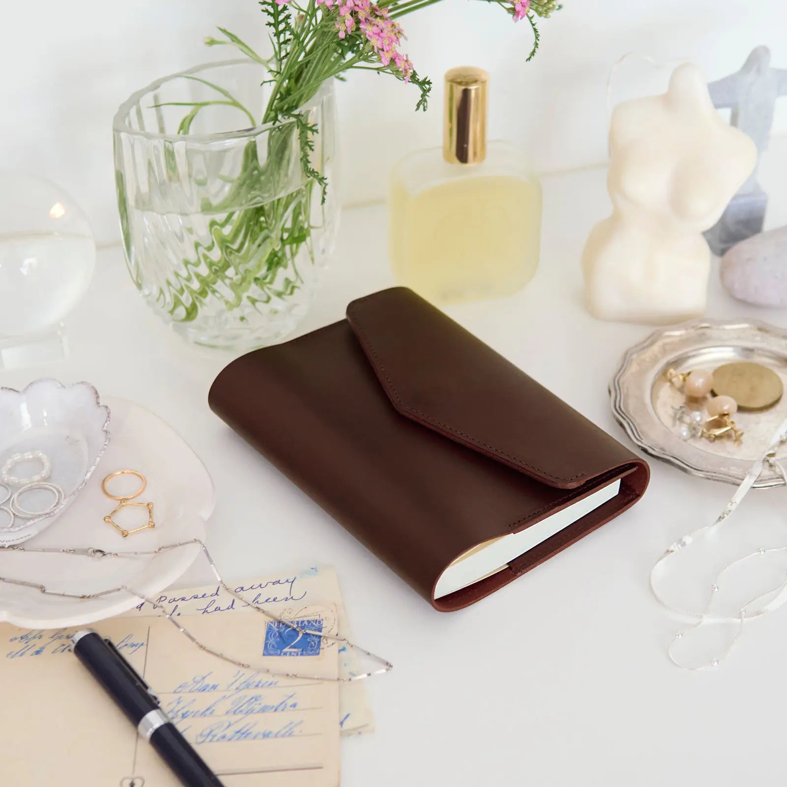 Hobonichi Techo GLOW CHIANTI Leather Planner Cover 2027
