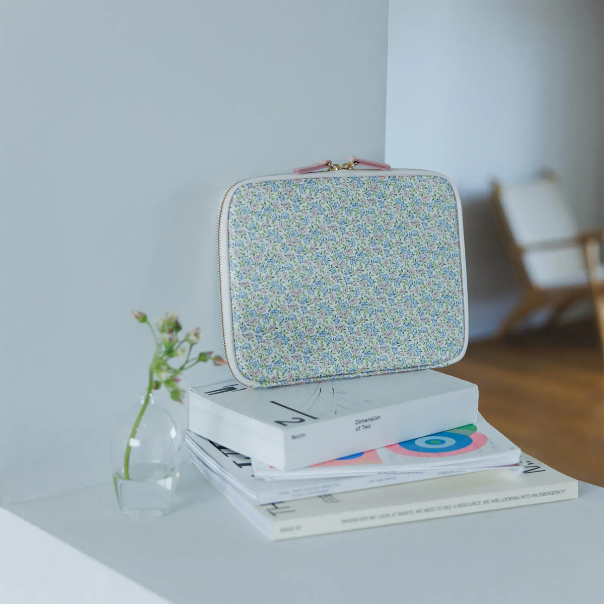 Hobonichi LIBERTY FABRICS “Sasha Kiora” Large Drawer Pouch