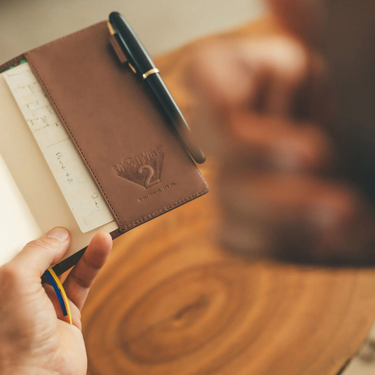 Hobonichi Techo MOTHER2 Kurukuru Pedal Leather Planner Cover 2027