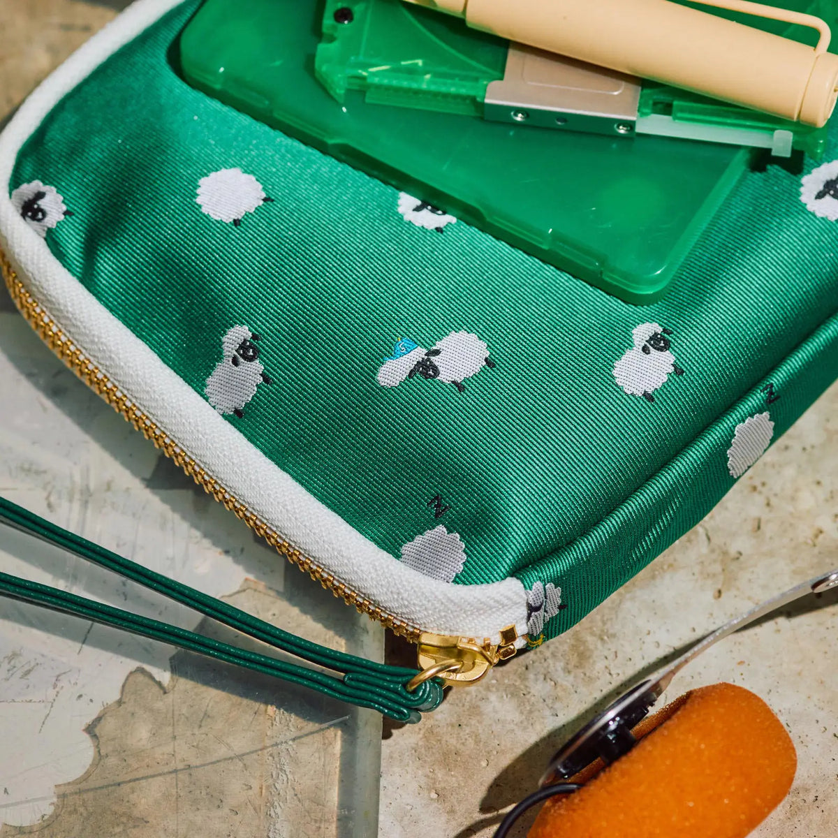 Hobonichi Techo 2027 “Sheep, Sheep, Sheep” Large Sister Drawer Pouch