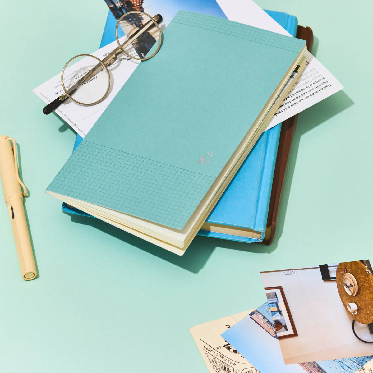 Hobonichi collect & collage Scrapbook Notebook 48 Pages 3.7mm Grid
