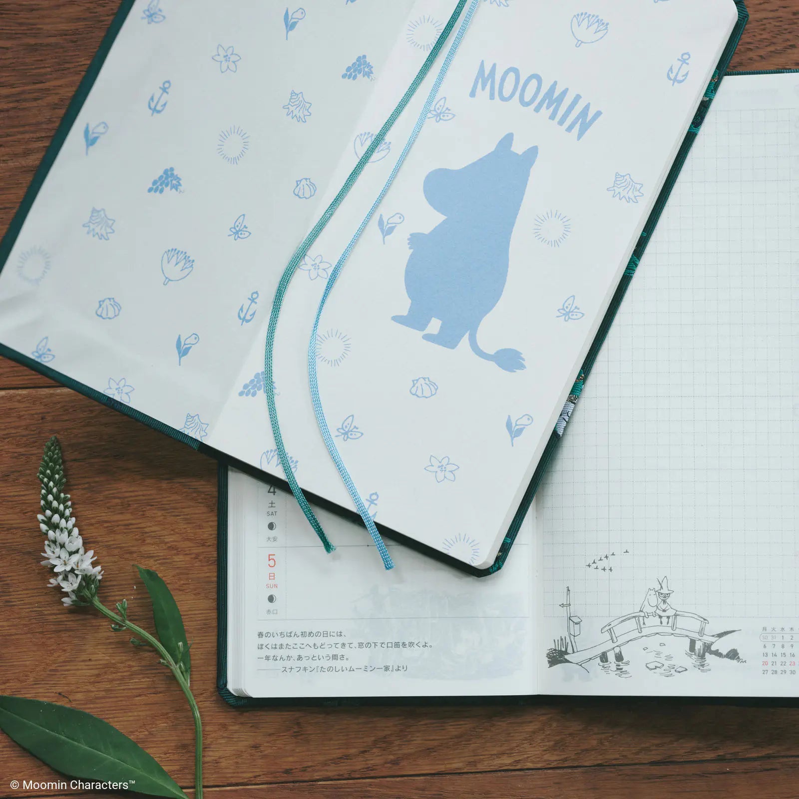 Hobonichi Techo Weeks 2027 Moomin “A Day with Snufkin” Weekly Planner