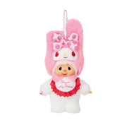 Monchhichi x Kuromi & Chimutan x My Melody Anniversary Plush Keychain