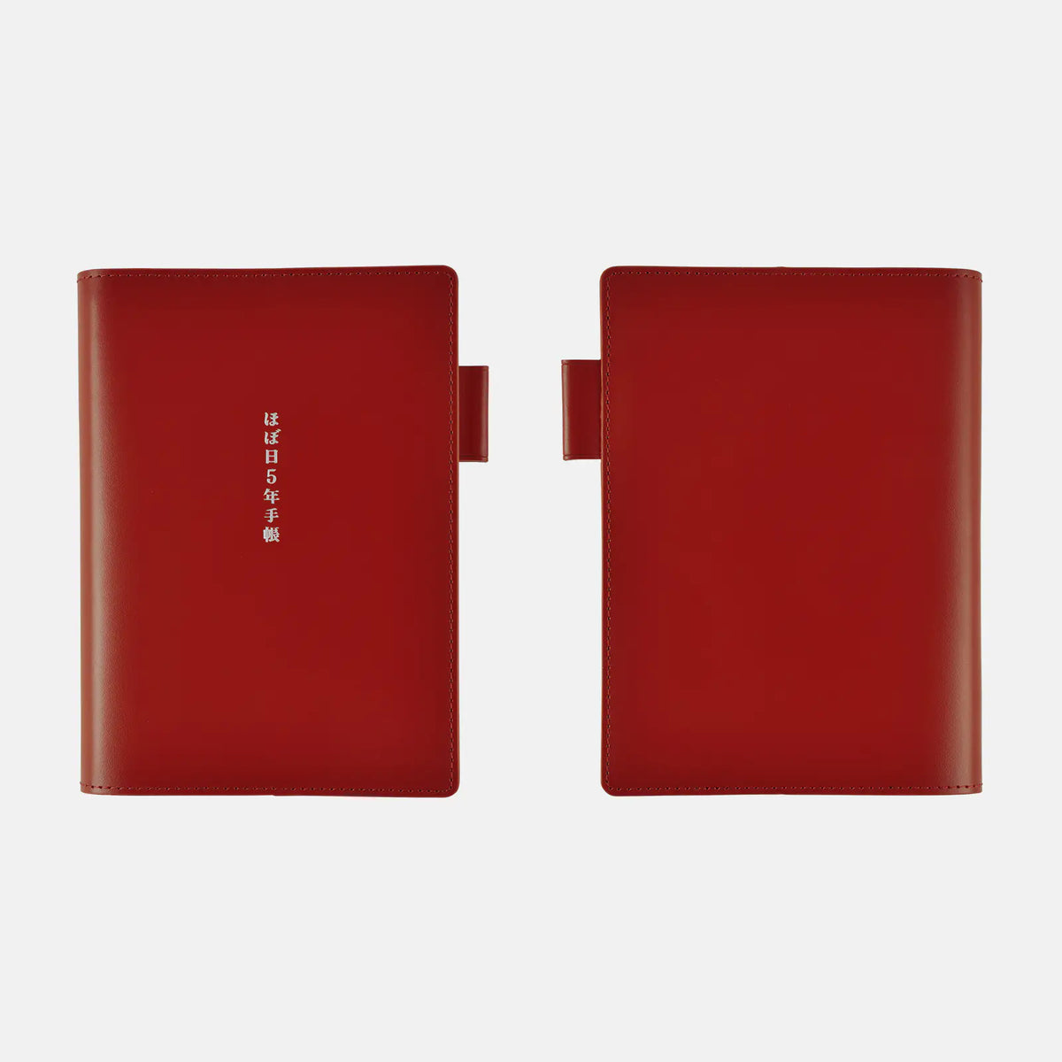 Hobonichi Techo 5-Year Diary Cover Red Leather A6