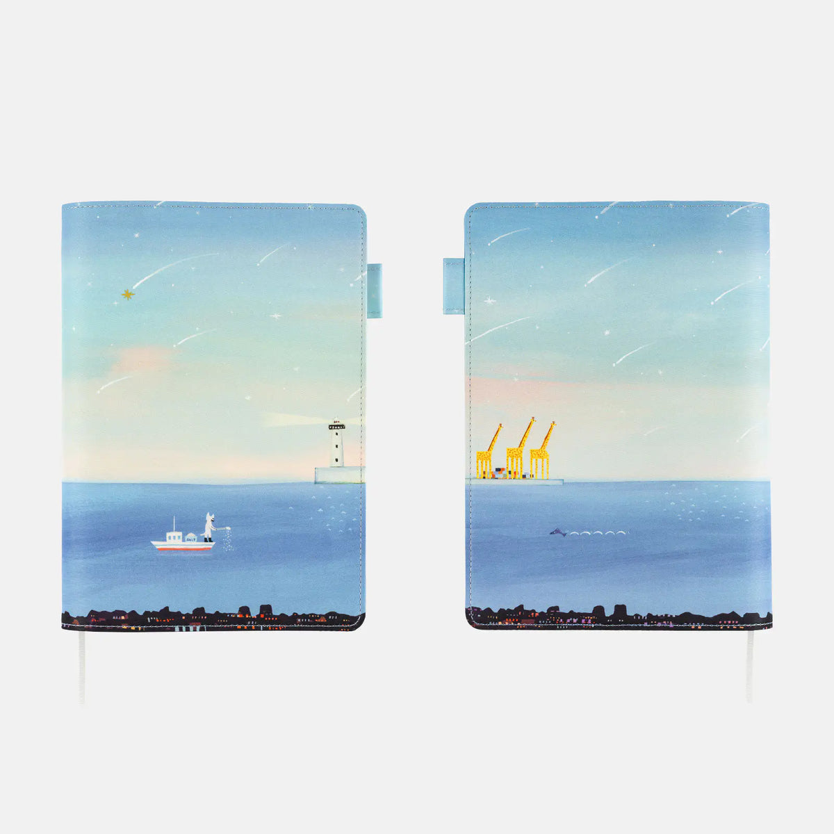 Hobonichi Techo 2027 Hiroko Kubota “Dream the Sea Had at Dawn” Large 5-Year Techo Cover A5