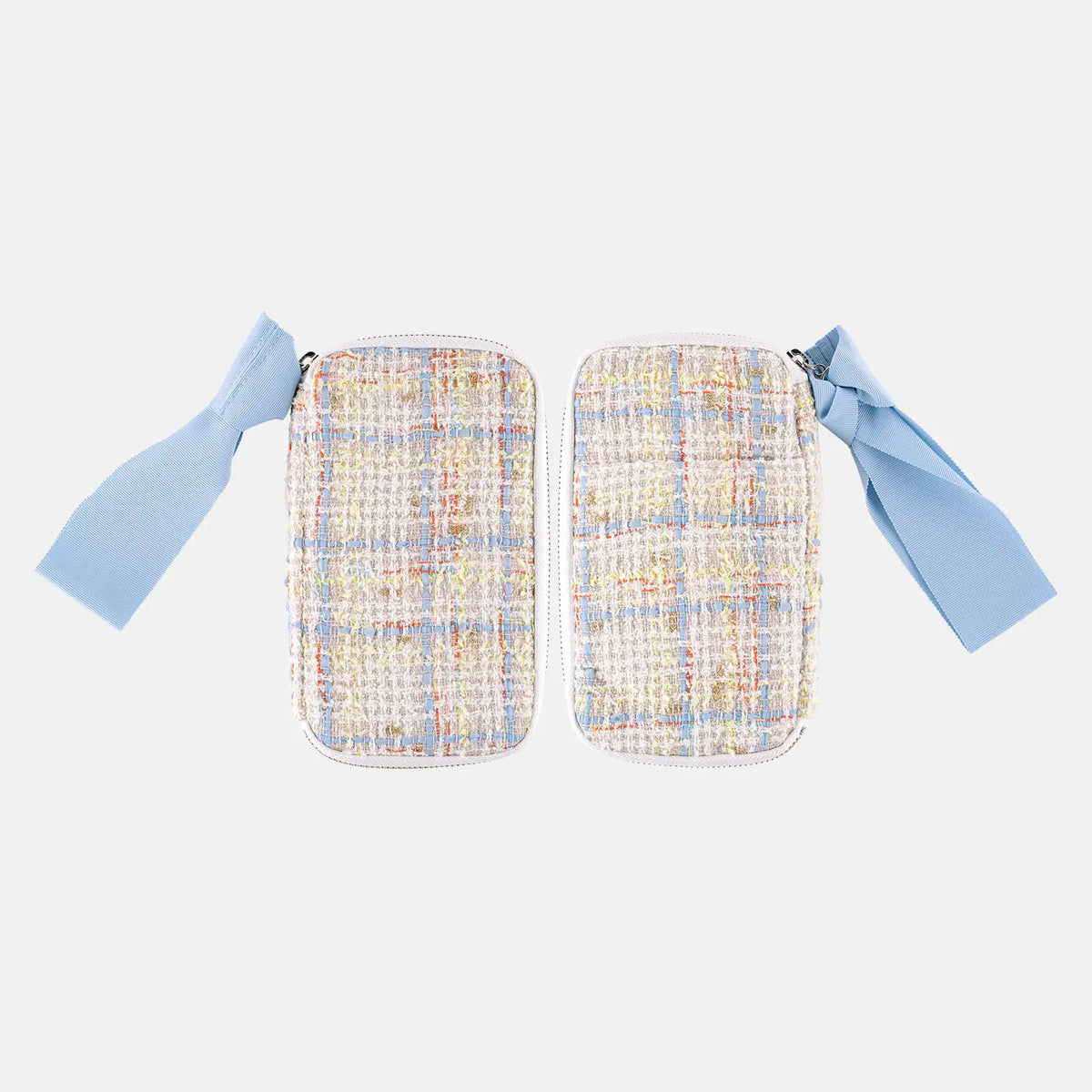 Hobonichi Techo Iwate Homespun Sherbet Tweed Small Drawer Pouch