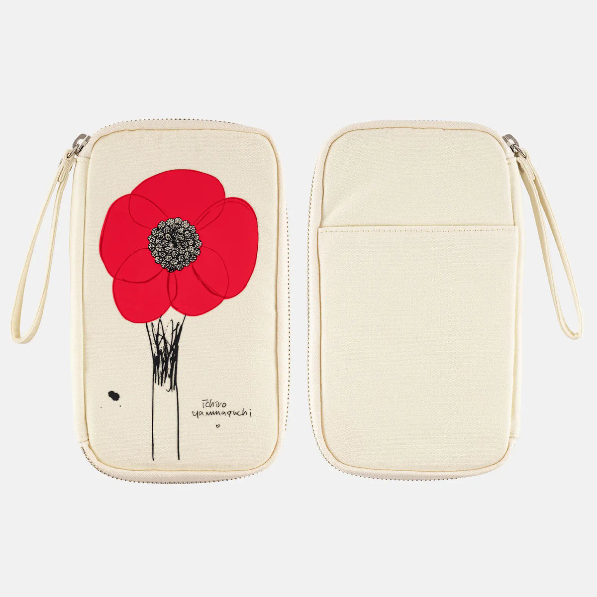 Hobonichi “HANA/AKA” Small Drawer Pouch by Ichiro Yamaguchi