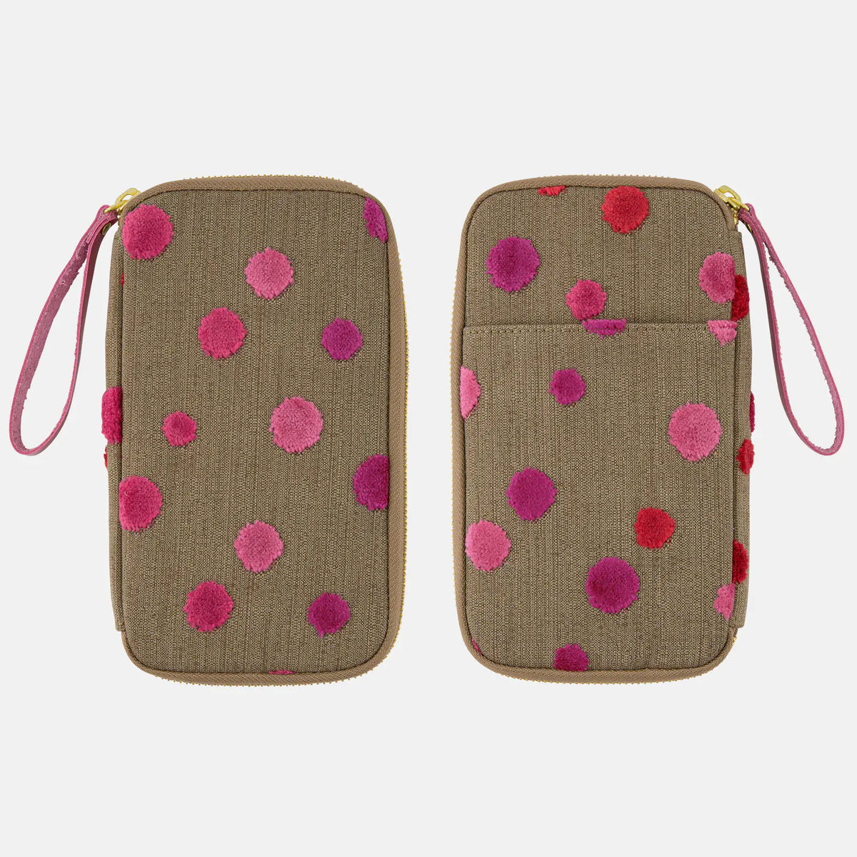 Hobonichi “Koyaguchi Pile Pink Sparkle” Small Drawer Pouch