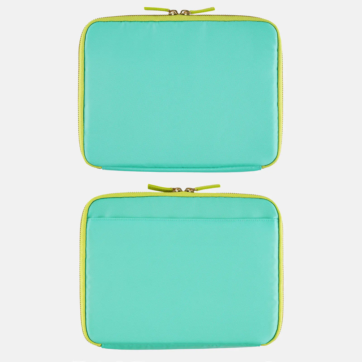 Hobonichi Aqua Lime Large Drawer Pouch