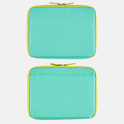 Hobonichi Aqua Lime Large Drawer Pouch