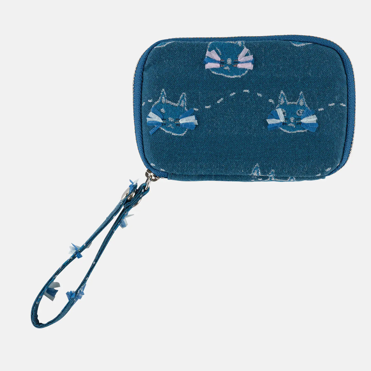 Hobonichi Drawer Pouch Pocket – Higeneko Cat Embroidered Mini Organizer Pouch