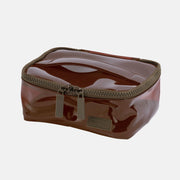 Hobonichi Drawer Pouch Container – Transparent Brown PVC Organizer Pouch