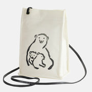Hobonichi Drawer Pouch Gamaguchi Burabura – Polar Bear