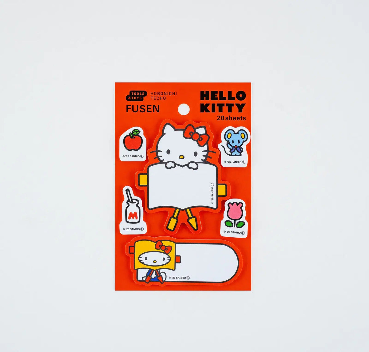 Hobonichi Techo 2027 Hello Kitty Sticky Notes Set 6 Designs