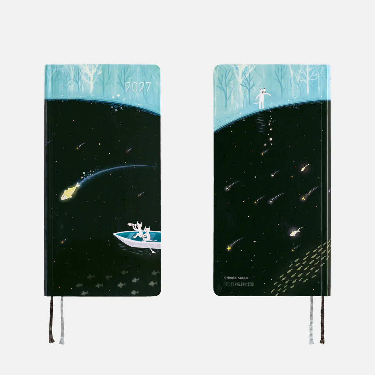 Hobonichi Techo Weeks 2027 Mizuiro Mori no Ryuseigun Planner