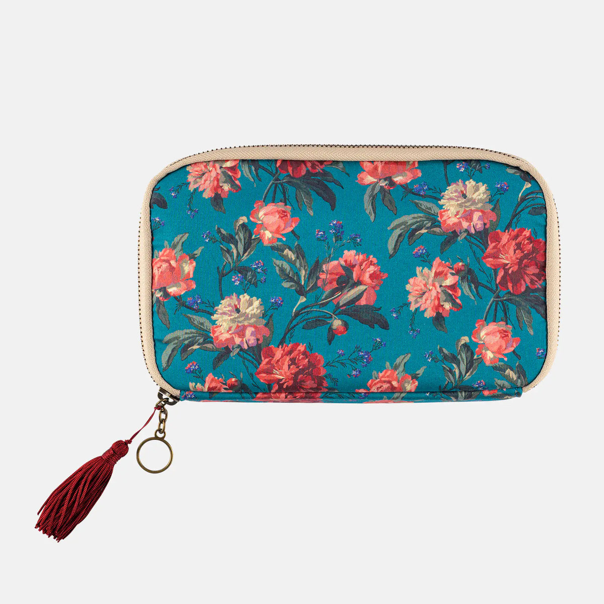 Hobonichi Techo Drawer Pouch Ane “Decadent Blooms” Organizer Pouch