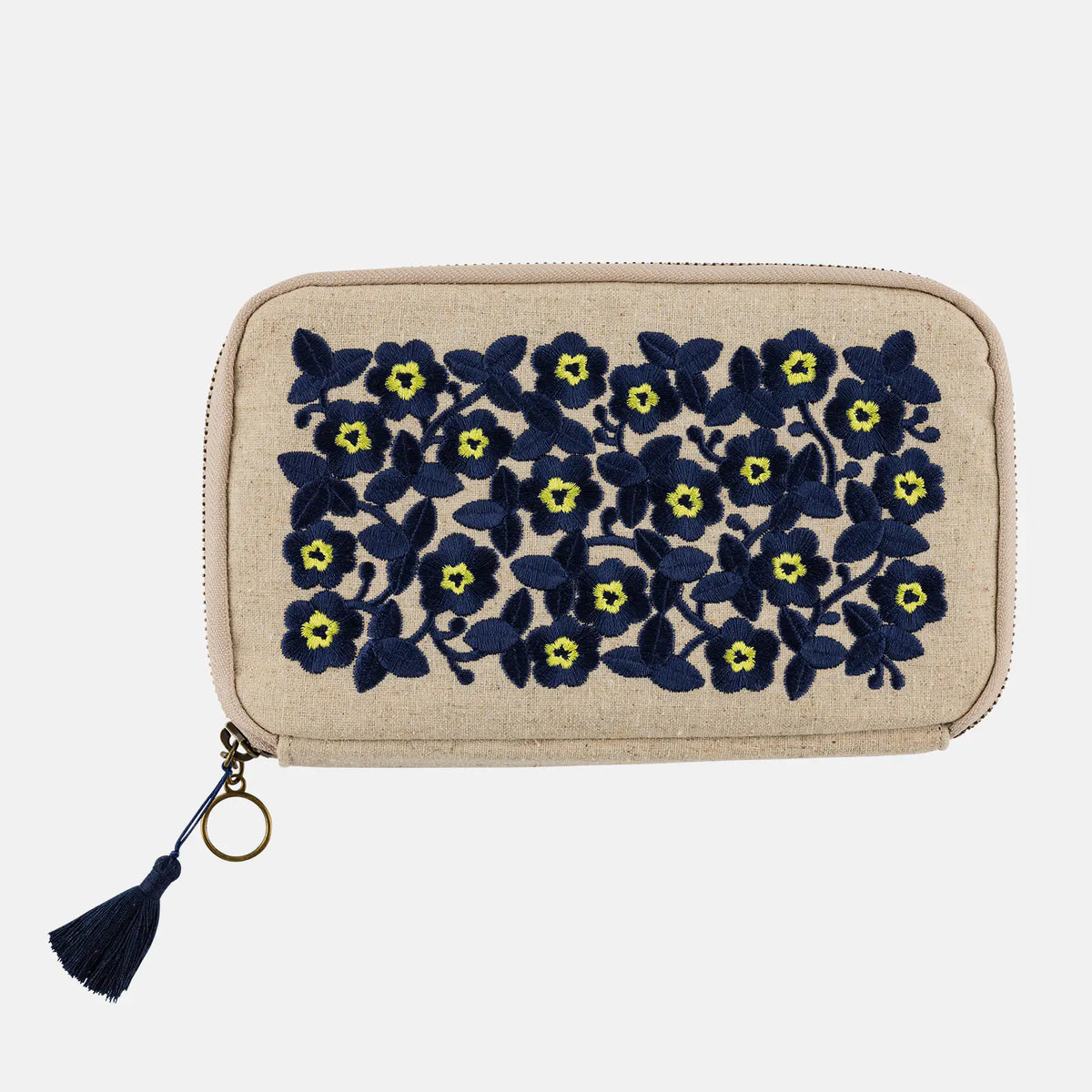 Hobonichi Techo Drawer Pouch Ane “Ukrainian Flowers” Organizer Pouch
