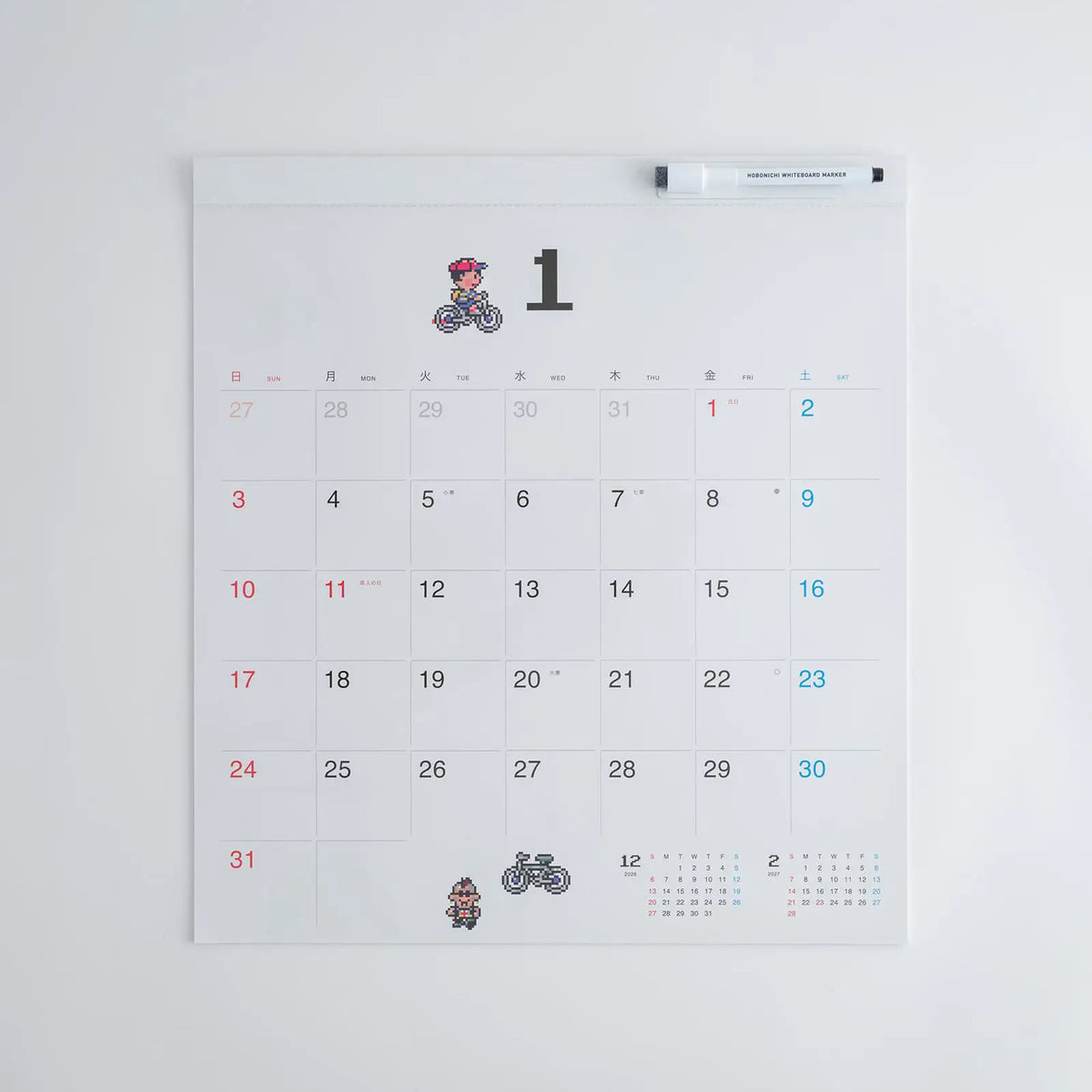 MOTHER x Hobonichi Whiteboard Calendar 2027
