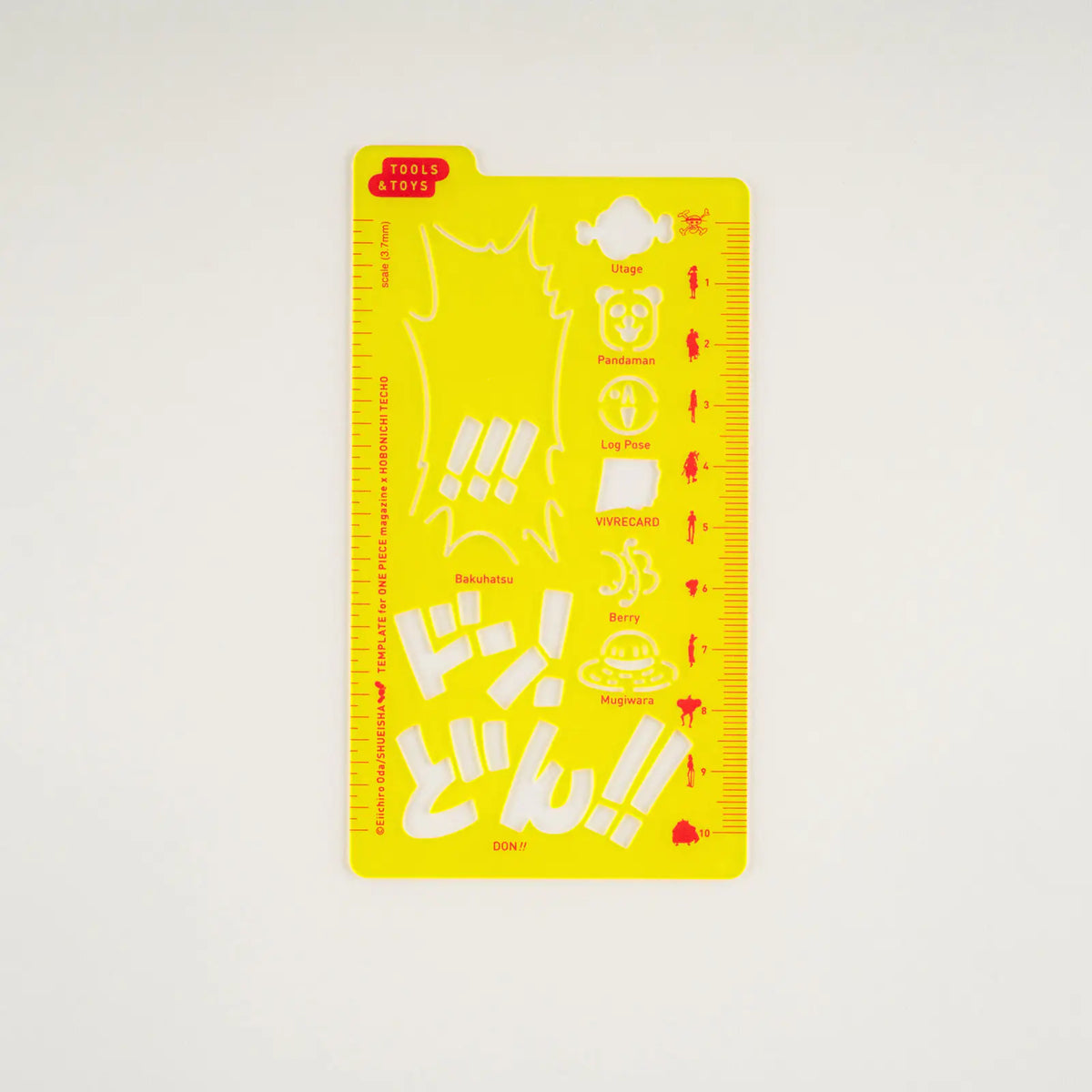 ONE PIECE magazine x Hobonichi ONE PIECE Template Ruler