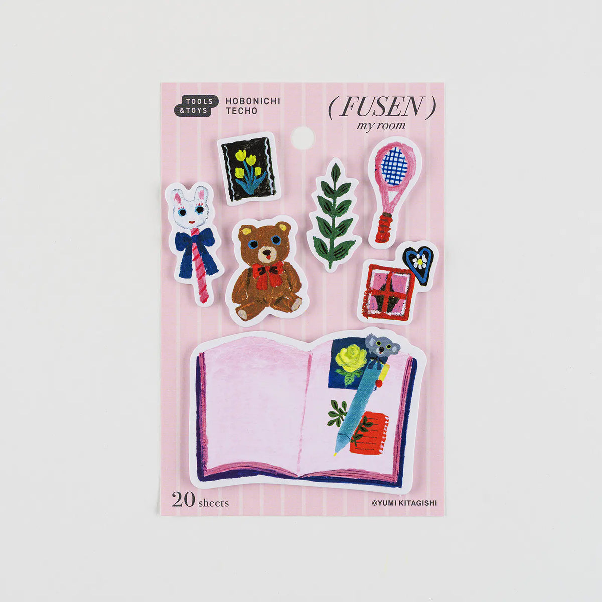 Hobonichi Yumi Kitagishi My Room Page-Edge Sticky Notes