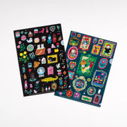 Hobonichi Yumi Kitagishi Souvenir Clear File Folder Set for Cousin A5 2 Pieces
