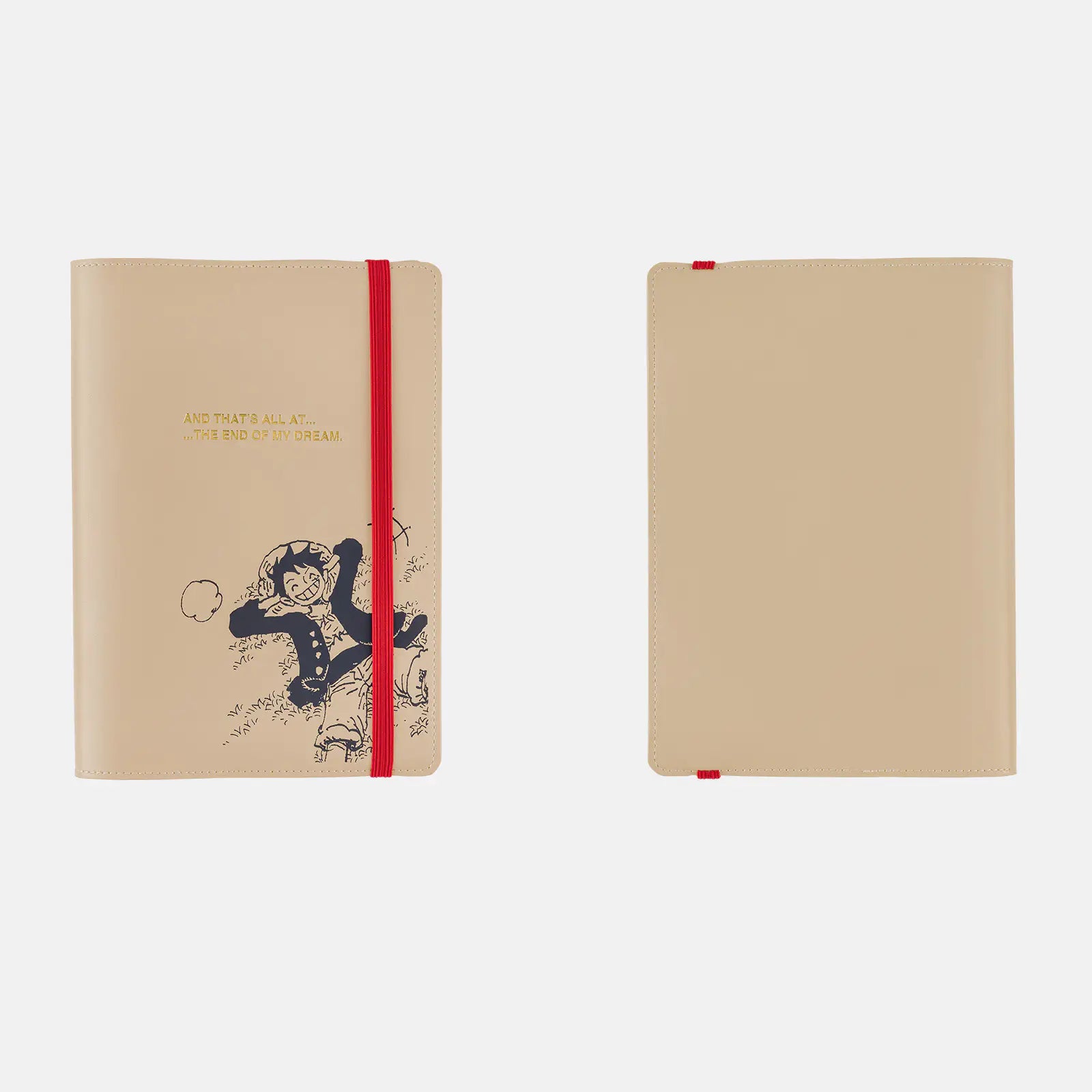 Hobonichi Techo ONE PIECE magazine Luffy Dream Sand Beige Planner Cover A5 2027