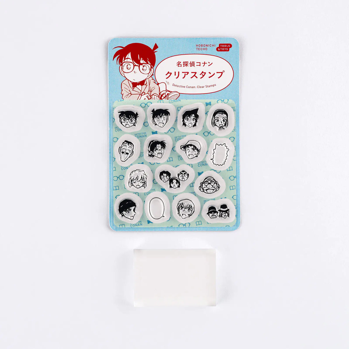 Hobonichi Detective Conan Clear Stamp Set 15 Designs