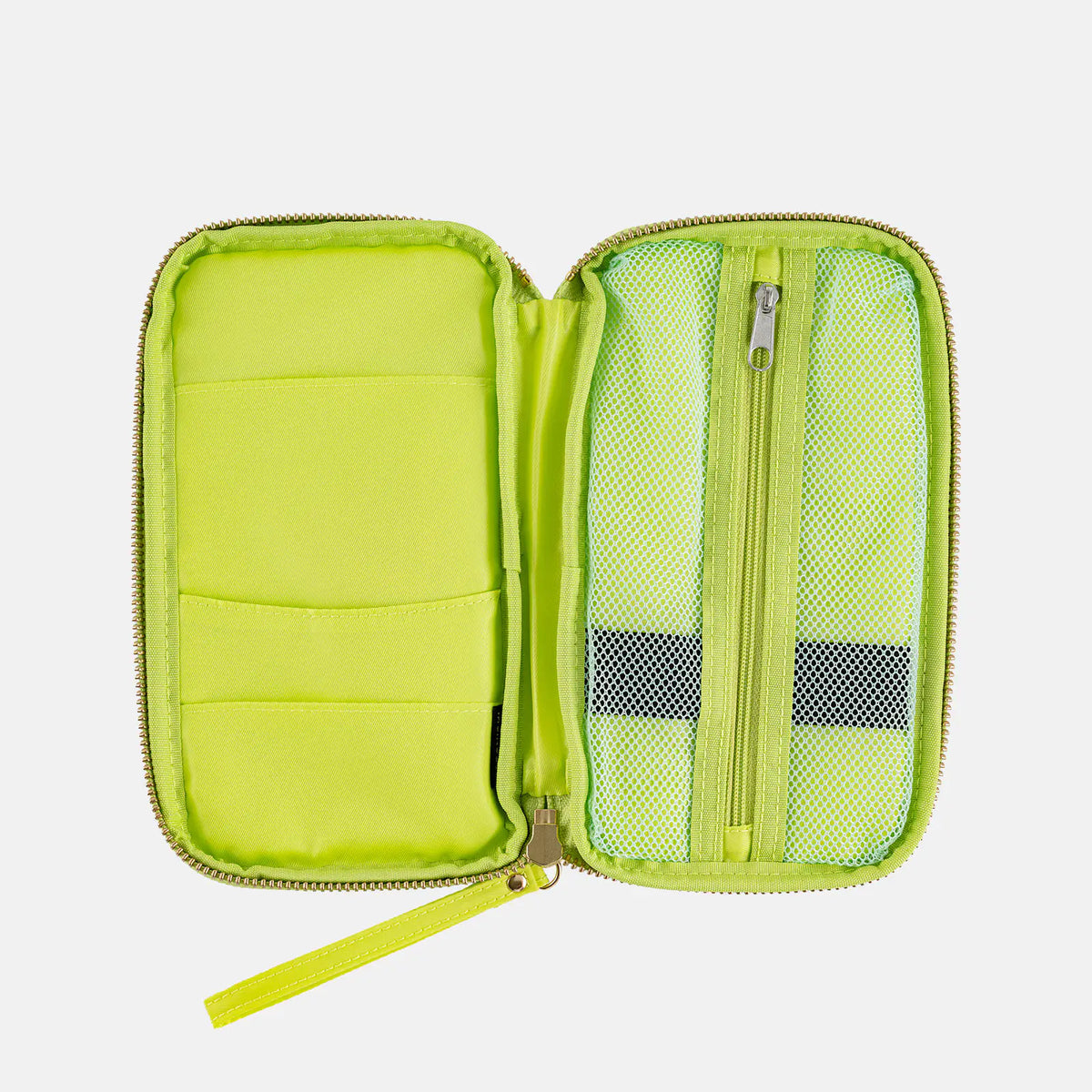 Hobonichi Aqua Lime Small Drawer Pouch