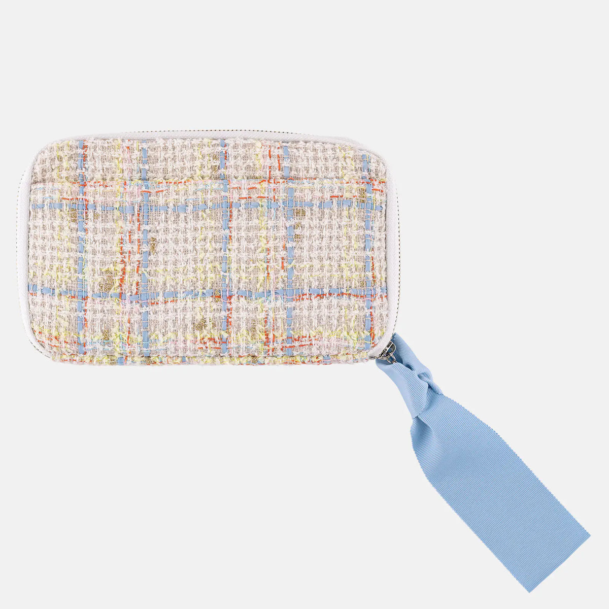 Hobonichi Iwate Homespun “Sherbet Tweed” Large Sister Drawer Pouch