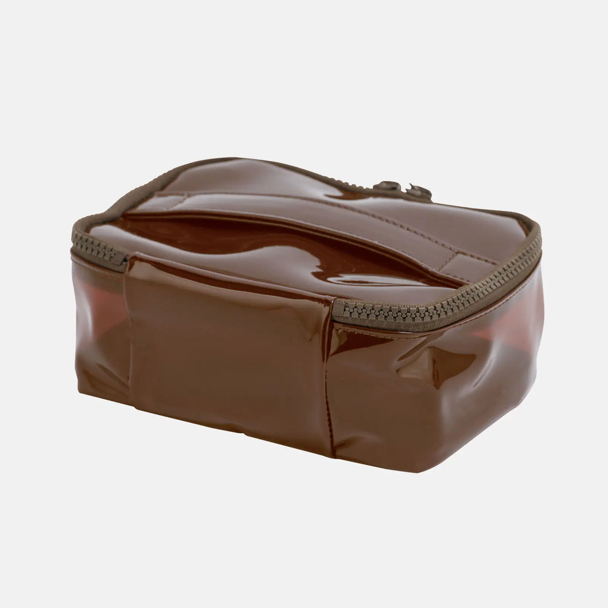 Hobonichi Drawer Pouch Container – Transparent Brown PVC Organizer Pouch