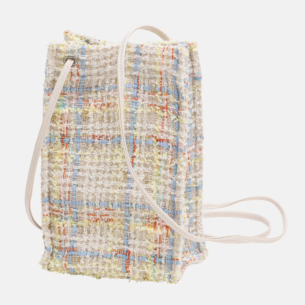 Hobonichi Drawer Pouch Burabura – Iwate Homespun Sherbet Tweed Shoulder Pouch