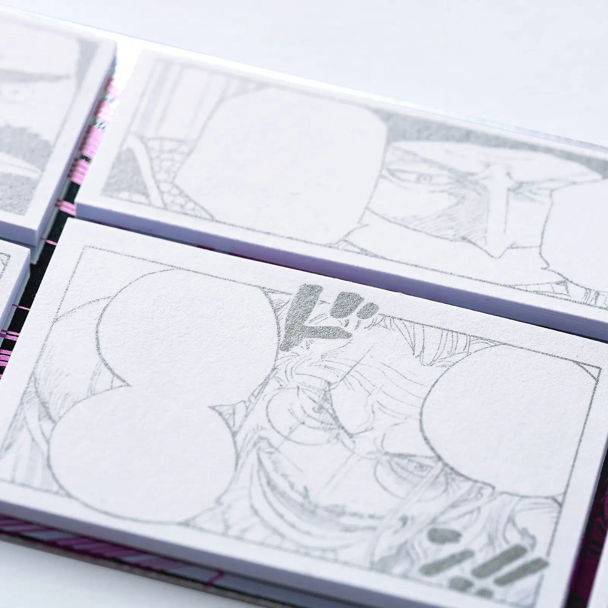 ONE PIECE magazine x Hobonichi Silver Ink Old Guys Sticky Notes Set