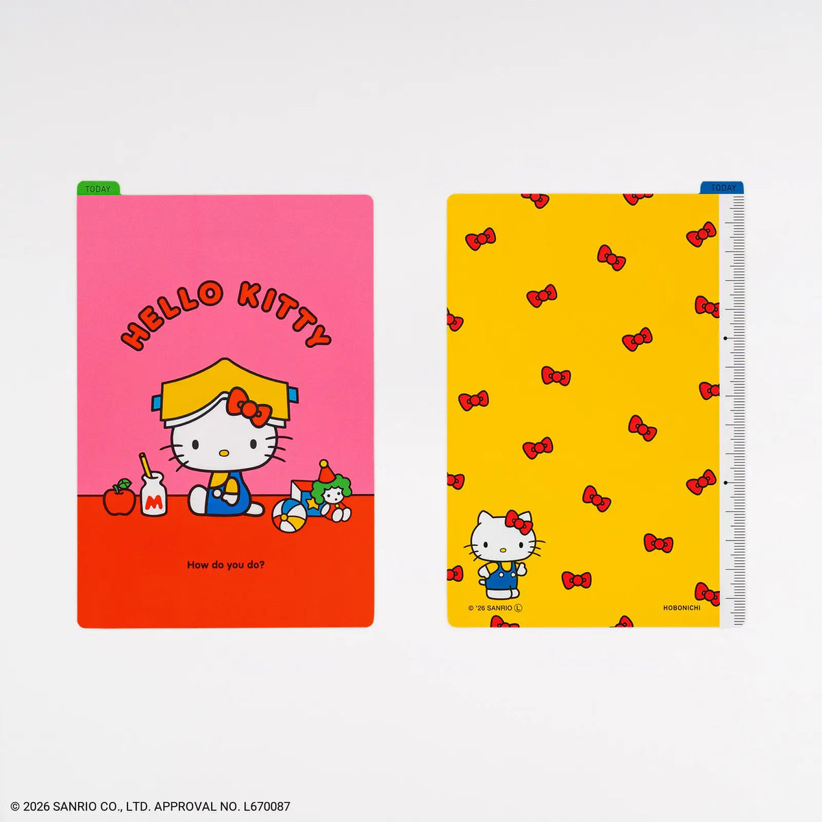 Hobonichi Techo 2027 Hello Kitty Planner Pencil Board Original A6 Cousin A5 Weeks
