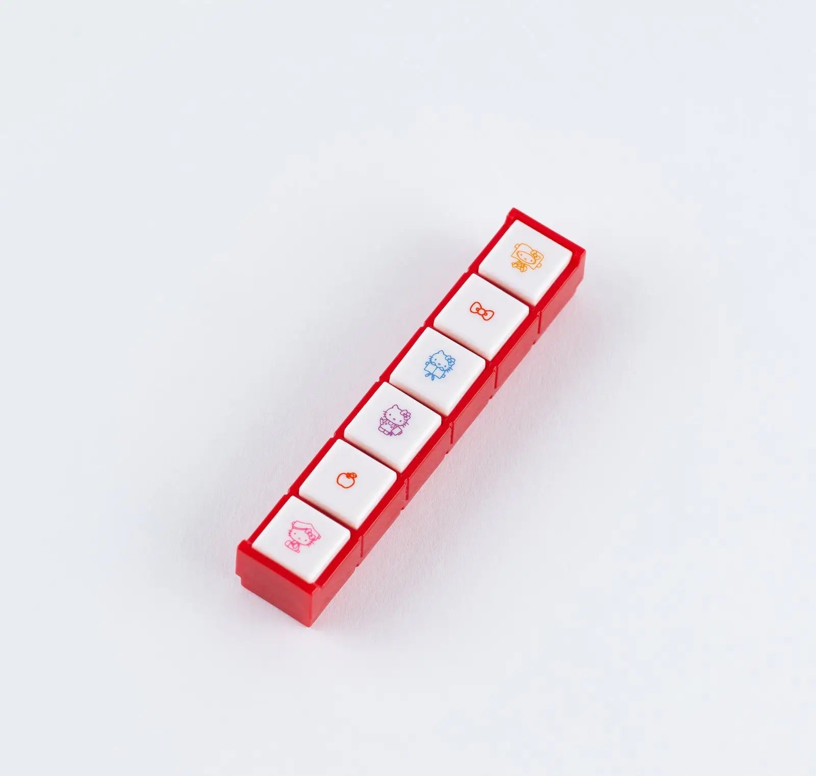 Hobonichi Techo 2027 Hello Kitty Pochitto6 6-Design Self-Inking Stamp Set
