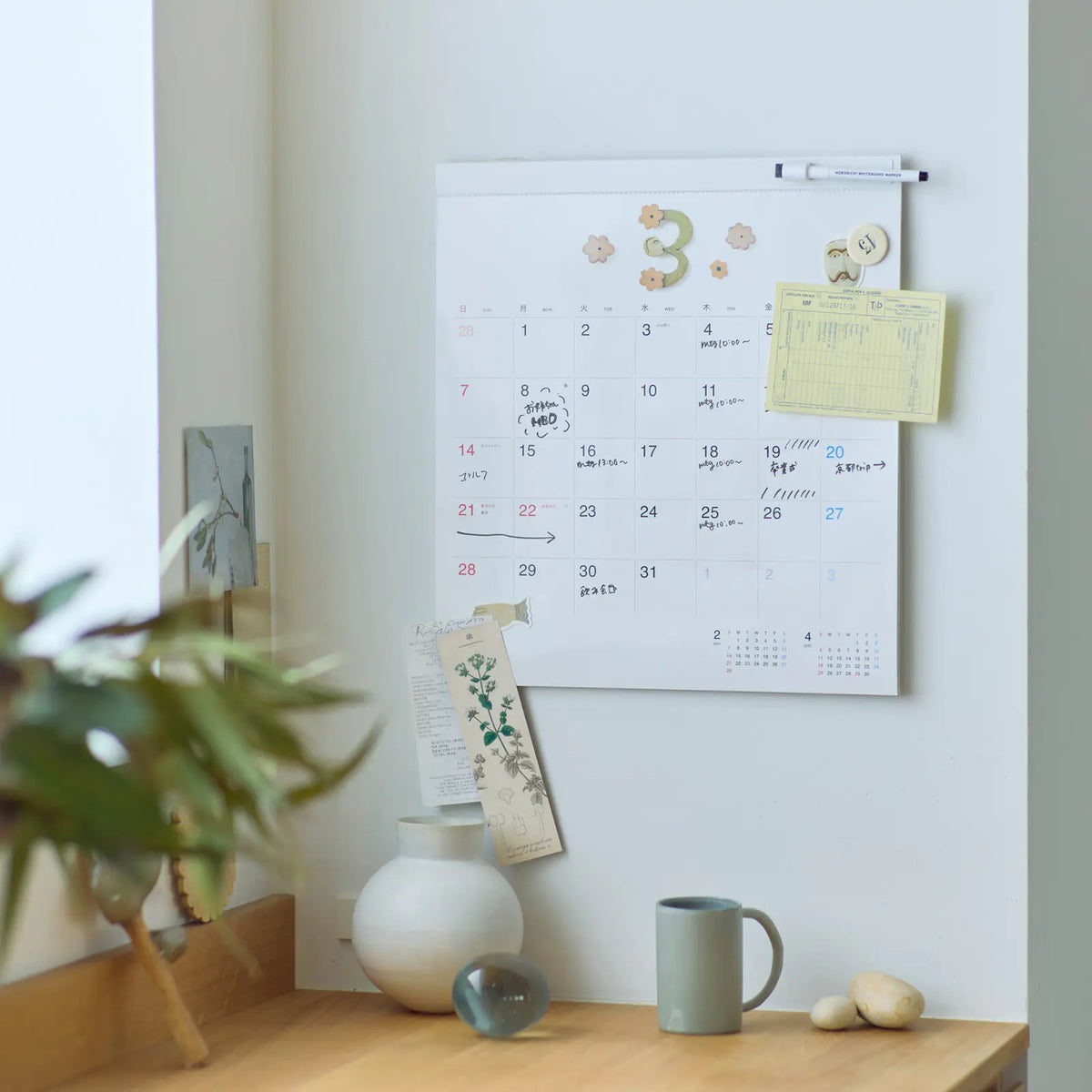 Hobonichi Whiteboard Calendar 2027 Full Size
