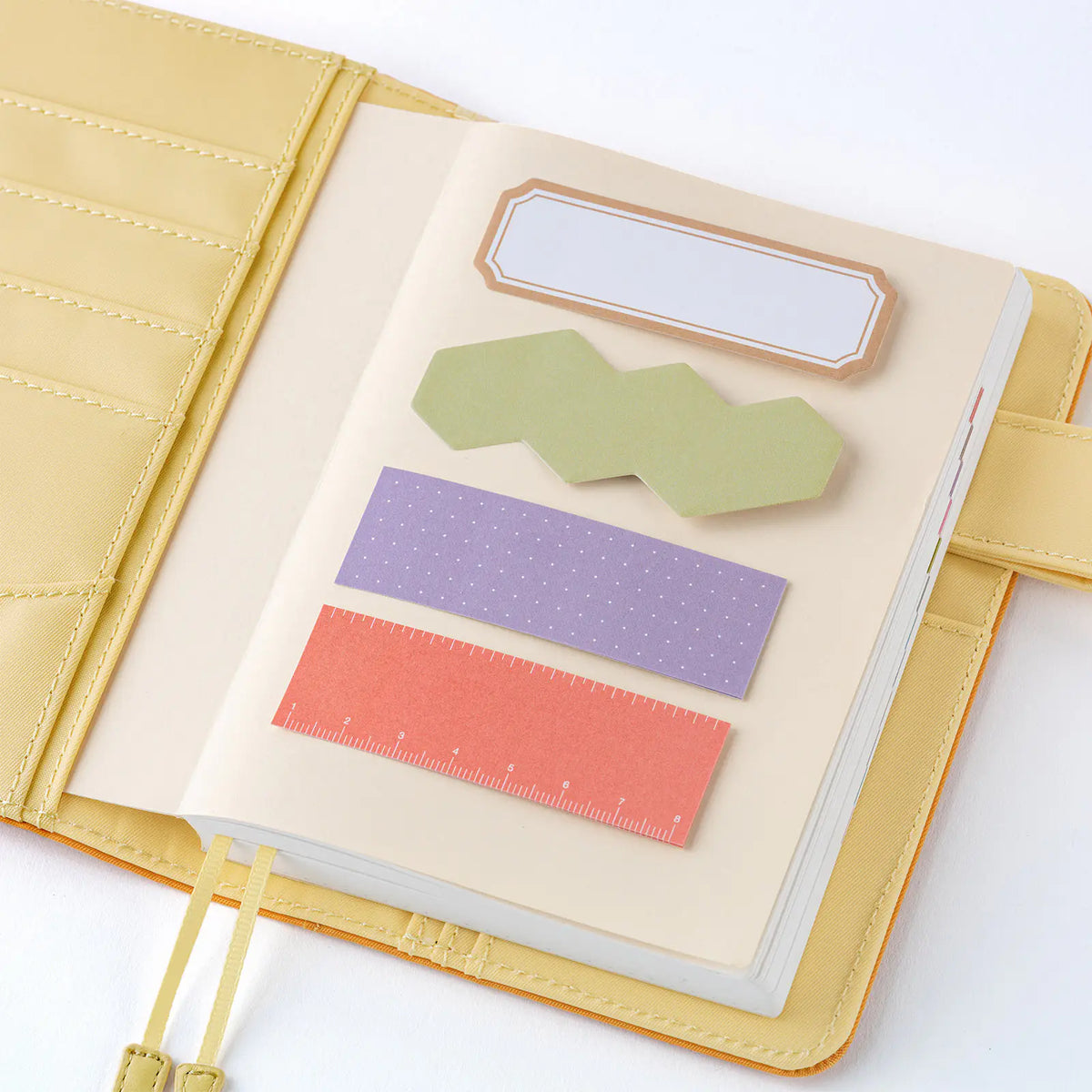 Hobonichi Techo TSUKI no IRO Sticky Notes Frame Shape Guide
