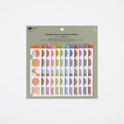 Hobonichi Techo TSUKI no IRO Bookmark Foil Stickers 12 Sheets Silver Foil