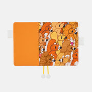 Hobonichi Techo A6 100%ORANGE Squirrels in a Row Planner Cover 2027