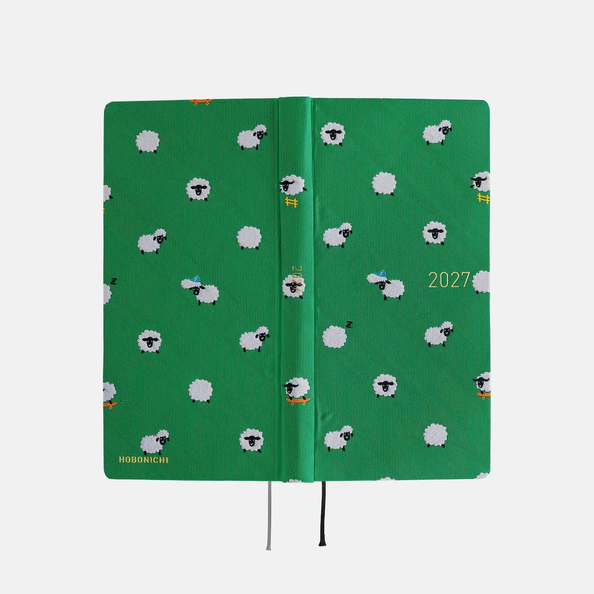 Hobonichi Techo Weeks Mega 2027 Tie & Chief “Sheep Sheep Sheep” Planner