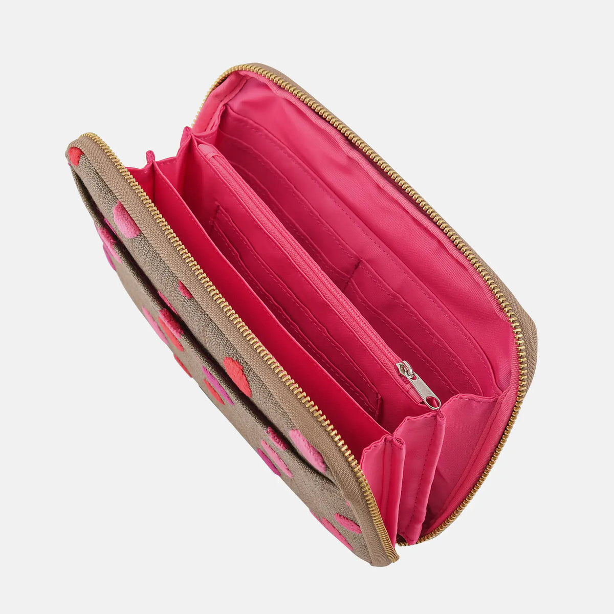 Hobonichi Techo Drawer Pouch Ane “Pink Sparkle” Organizer Pouch