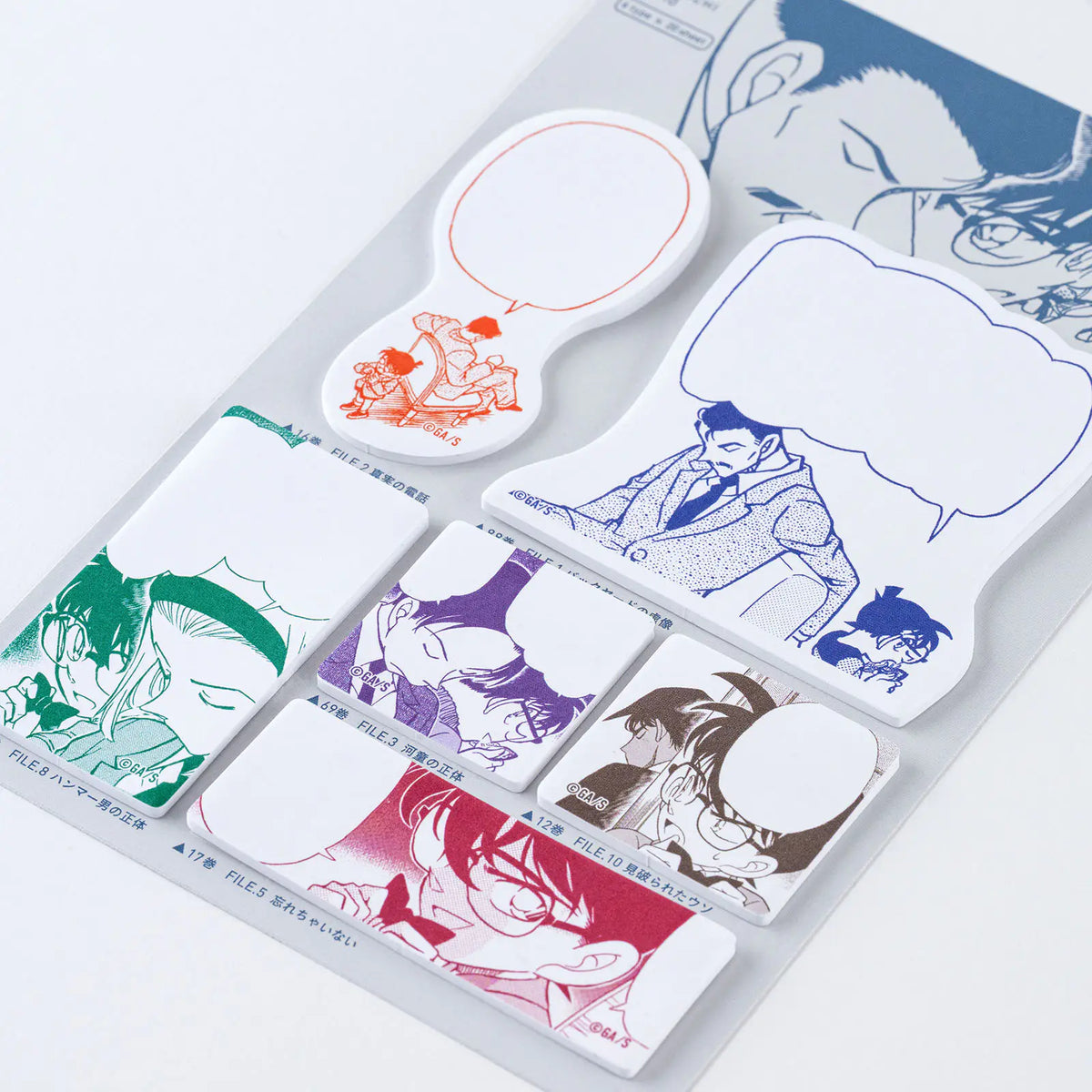 Hobonichi Detective Conan Message Sticky Notes Set