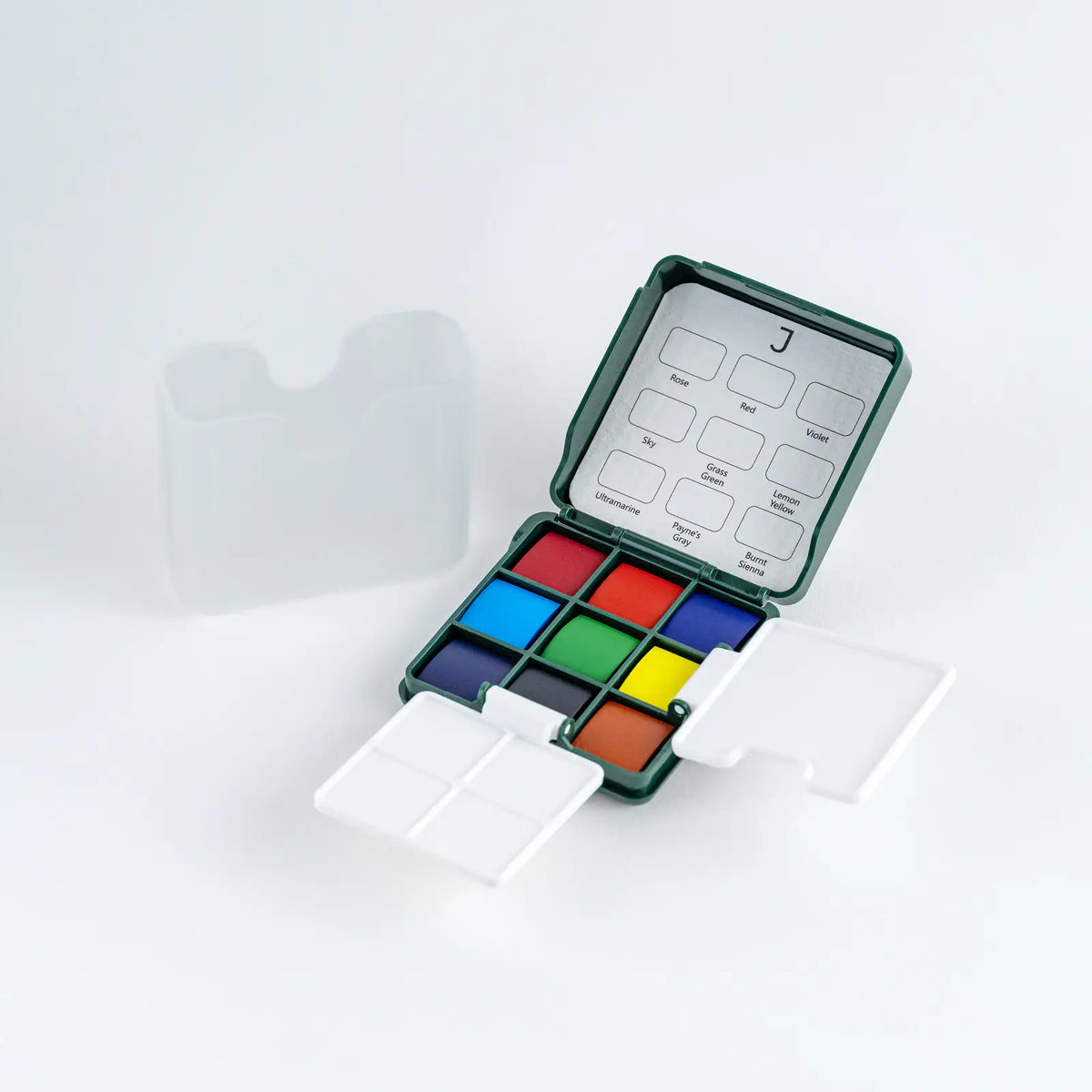Hobonichi Vic art Aqua Palette Solid Watercolor Set 9 Colors
