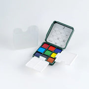 Hobonichi Vic art Aqua Palette Solid Watercolor Set 9 Colors