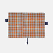 Hobonichi Techo Shirt Fabric Brownie Check Planner Cover A5 2027
