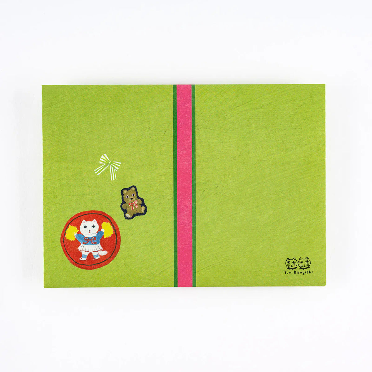 Hobonichi Yumi Kitagishi White Cat Mini File Folder