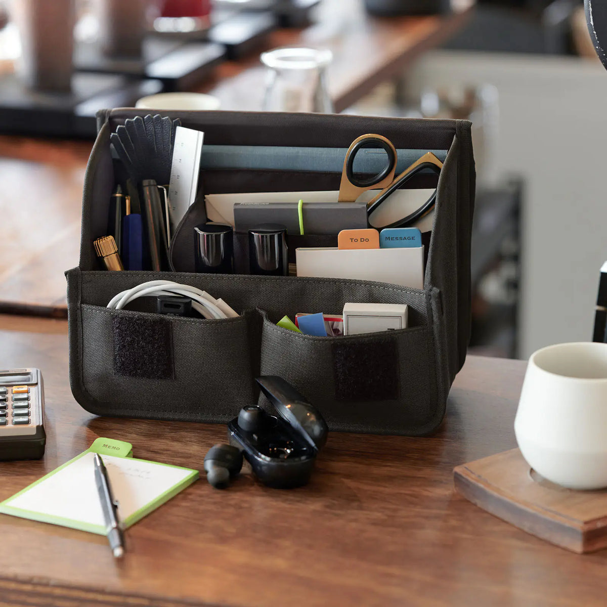 Hobonichi stappo Black Organizer Pouch