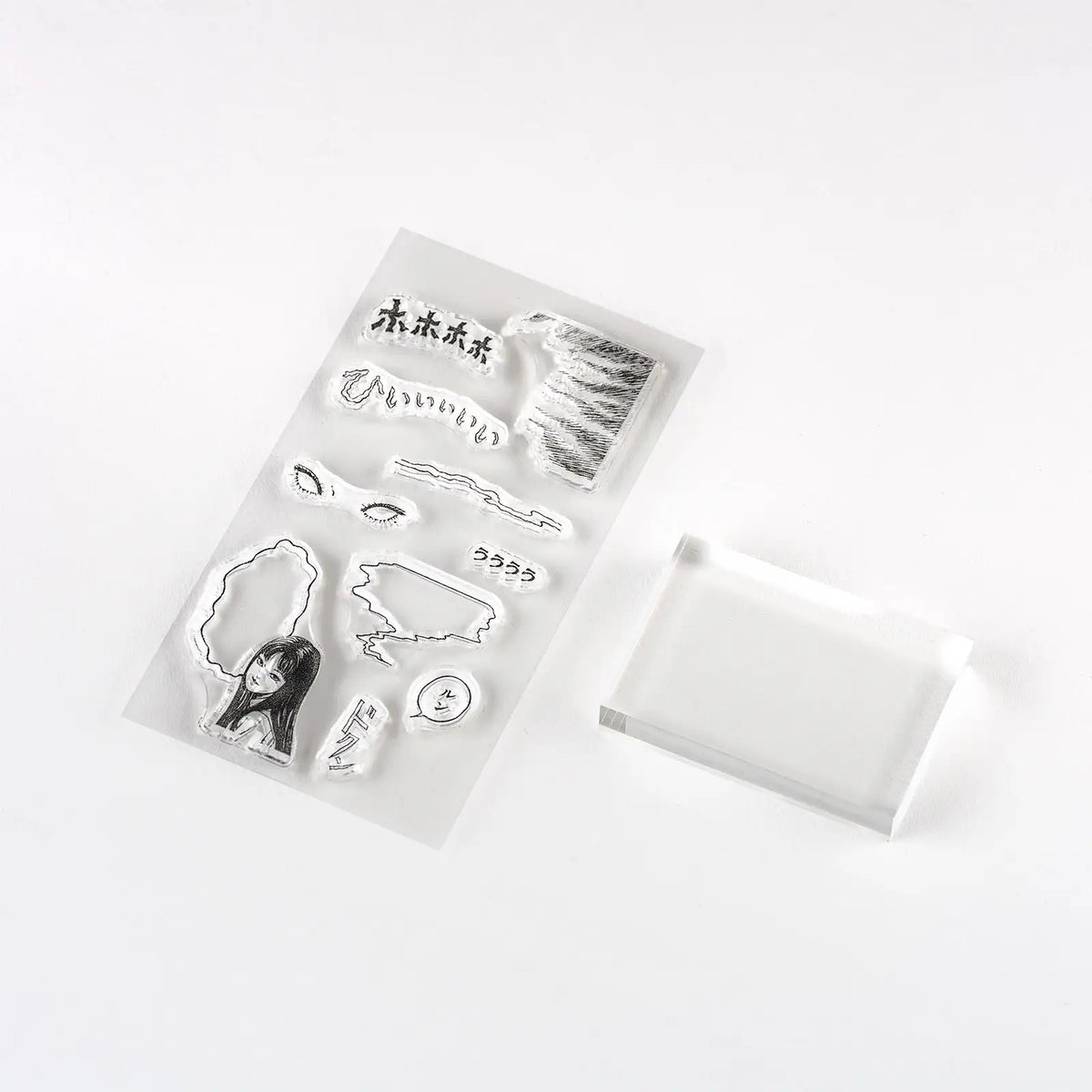 Hobonichi Junji Ito Tomie Horror Clear Stamp Set