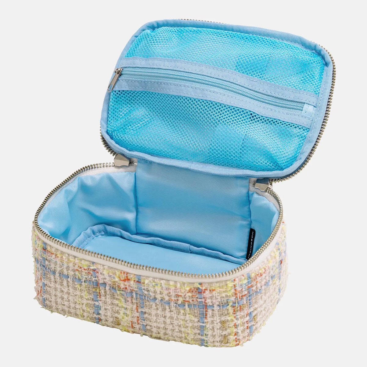Hobonichi Drawer Pouch Container – Iwate Homespun Sherbet Tweed Organizer Pouch